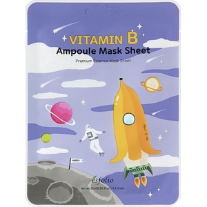 Esfolio Vitamin B Ampoule Mask Sheet - Helyreállító Arcmaszk 1db/25ml