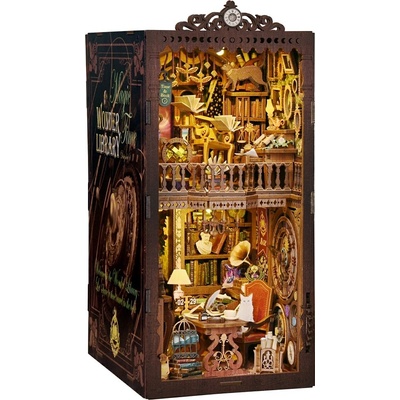 2Kids Toys 3D skladačka Zarážka na knihy Miniatúra domčeka Mystická knižnica