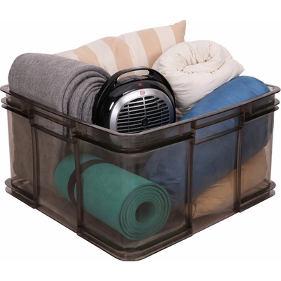 Keeeper Úložný box pro domácnost i dílnu, BRUNO XXL, 54 l 52 x 43 x 28 cm, kouřový