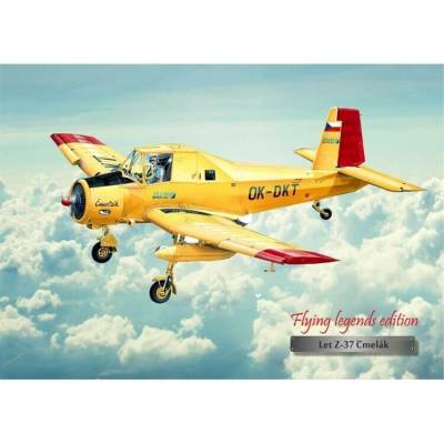 Plechová ceduľa Letadlo Let Z-37 Čmelák - ceduľa 29cm x 20cm Plechová tabuľa
