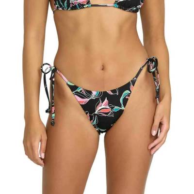Volcom Dram In Bloom bikini bottom - Black (Multi)