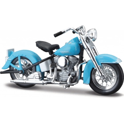 Harley Davidson Maisto 74FL Hydra Glide 1953Blue 1:18
