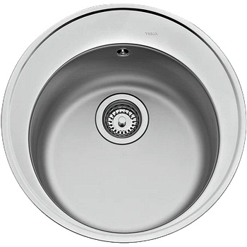 Teka Иноксова мивка за вграждане, микролен, за шкаф със светъл отвор Ø 45 см Starbright 45 E-XM 1B ORB МИКРОЛЕН (М.1110.МС)
