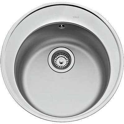 Teka Иноксова мивка за вграждане, микролен, за шкаф със светъл отвор Ø 45 см Starbright 45 E-XM 1B ORB МИКРОЛЕН (М.1110.МС)
