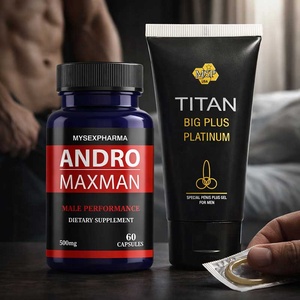 TITAN SET Titan gel за уголемяване на пениса + ANDRO MAXMAN хапчета за уголемяване на пениса