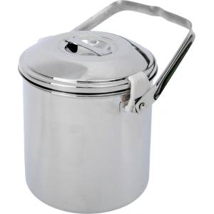 BasicNature Тенджера Basic Nature Edelstahltopf Billy Can Pot - Stainless Steel - размер 1, 4 l (532-1231-0111)