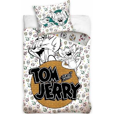 Carbotex bavlna obliečky Tom & Jerry 100% bavlna 70x90 140x200