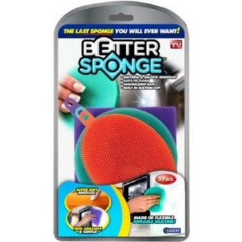 Effly Silikónová hubka na umývanie riadu 3 ks