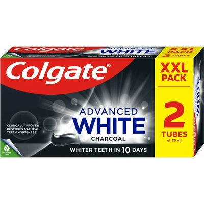 Colgate Advanced White Charcoal 2 x 75 ml