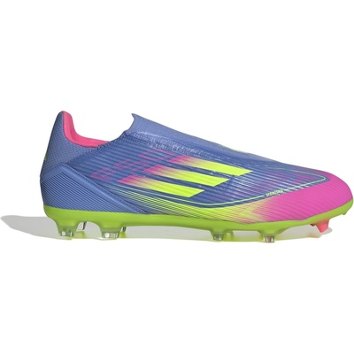 Adidas Футболни бутонки Adidas F50 League Laceless Firm Ground Football Boots - Blue/Lemon