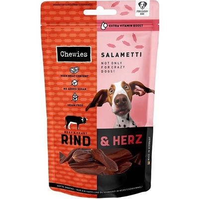 Chewies Salametti Hovězí maso a srdce 60 g