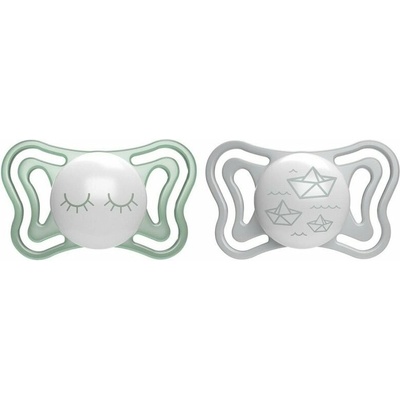 Chicco Physio Light Physio Forma Night cumlík Green/Grey 2 ks