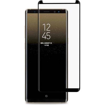 Moshi IonGlass - стъклено защитно покритие за целия дисплей на Samsung Galaxy Note 8 (прозрачен-черен)