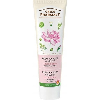 Green Pharmacy Lotos a oliva krém na ruky 100 ml