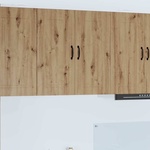 vidaXL Панел за миялна машина KALMAR Дъб 80 x 31 x 80 см (884713)