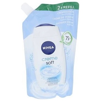 Nivea Creme Soft sprchový gel náhradní náplň 500 ml
