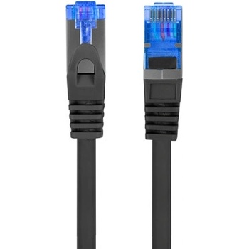 Lanberg patchcord CAT. 6a s-ftp lszh cca 15m black fluke passed