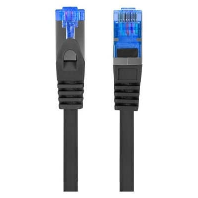 Lanberg patchcord CAT. 6a s-ftp lszh cca 15m black fluke passed