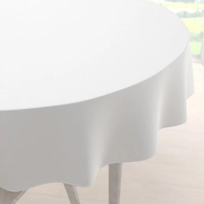 Biante bavlna okrúhly obrus MONI MO-039 Biely Ø 130cm