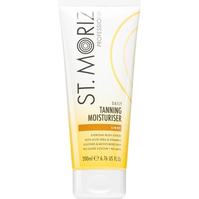 St. Moriz Daily Tanning Moisturiser хидртиращ автобронзиращ крем прозрачен тип Light 200ml