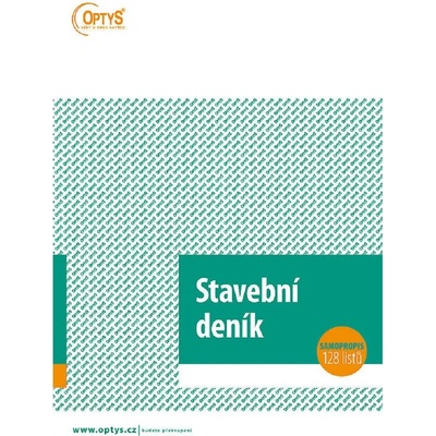 Optys 1278 Stavební deník samokopírovací – Zboží Dáma