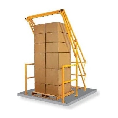 Otočná paletová branka na rampy Vario 26 – pro palety 2600×2000×1400 mm, vnější š.2400 mm