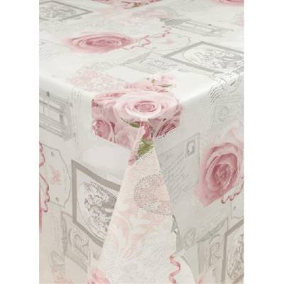 Obrus PVC 3673541 ruže, metráž, 20 m x 140 cm, IMPOL TRADE
