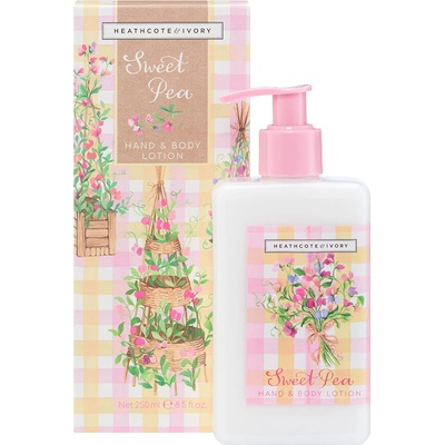 Heathcote & Ivory Sweet Pea Mléko na tělo a ruce, 250 ml
