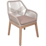 Garden Pleasure Бежов градински стол от масивно дърво Pomona - Garden Pleasure (985286)