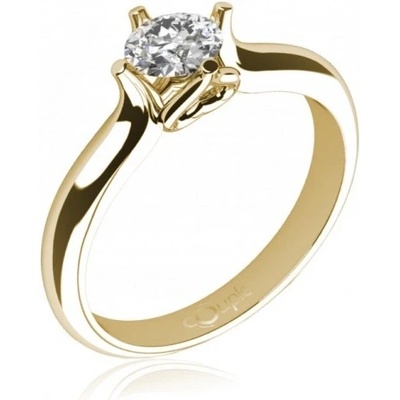 Couple Ikaria Zásnubní prsten ze žlutého zlata se zirkonem 585 68 1 4130.0Z00.0.57.001