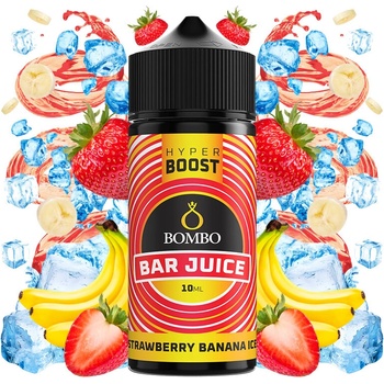 Bombo Bar Hyper Boost Strawberry Banana Ice 10/120ml