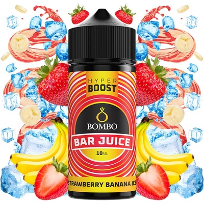 Bombo Bar Hyper Boost Strawberry Banana Ice 10/120ml