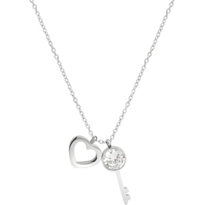 HARAHU Колие Heart Key - Сребърен KP21069