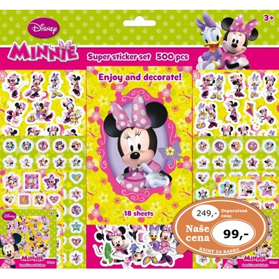 Minnie 500 samolepek