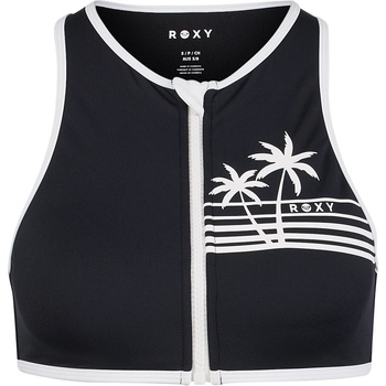 Roxy Дамско бикини горнище Roxy Women's The Retro Essentials Crop Top Bikini top - Anthracite (150-6369-0113)