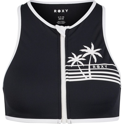 Roxy Дамско бикини горнище Roxy Women's The Retro Essentials Crop Top Bikini top - Anthracite (150-6369-0113)