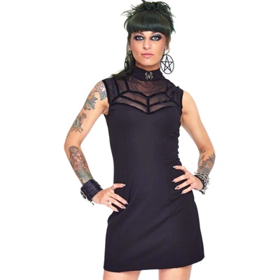 JAWBREAKER дамска рокля JAWBREAKER - Black Spiderweb - Black - DRA 9776