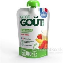 GOOD GOUT BIO Ovsený dezert s jahodou a banánom 90 g