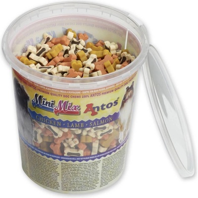 Antos Mini Mix - Кучешко лакомство мек снакс с пиле, агне, сьомга 500 гр