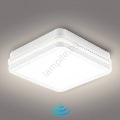 Brilagi - LED външно осветително тяло със сензор BENE LED/24W/230V 26x26 cm бяло IP54 (BG3394)