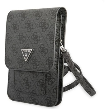 Pouzdro Guess PU 4G Triangle Logo Phone Bag černé