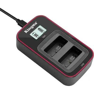 Двойно зарядно LCD LP-E17 USB Charger за Canon