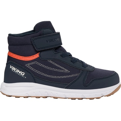 Viking Детски мултиспорт обувки Viking Kid's Hovet Mid WP Multisport shoes - Navy / Orange - размер 24 (EU) (702-3143-0213)