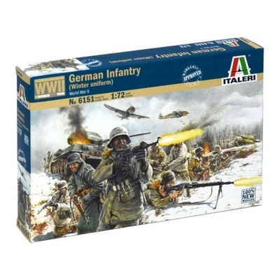 Italeri Italeri: Германски войници от Втората световна война в зимна униформа, 1: 72