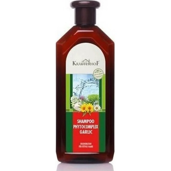 Krauterhof Стимулиращ шампоан за растеж за мазна коса с чесън и фитокомплекс, Krauterhof Shampoo Phytocomplex Garlic 500ml