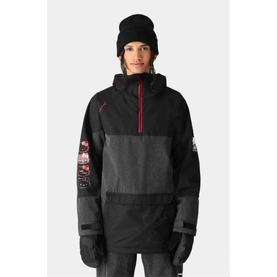 686 Upton Insulated Anorak Hello Kitty Black