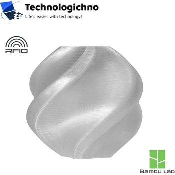 Bambu Lab PETG Translucent Bambu Clear With Spool (G01-C0-1.75-1000-SPL)