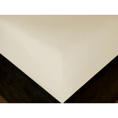 Brotex Jersey prostěradlo Exclusive smetanové 100x200