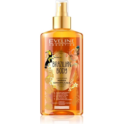 Eveline Cosmetics Brazilian Body бронзант - автобронзиращ спрей за естествен вид 150ml