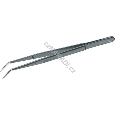 Knipex Pinzeta přesná zahnutá s vodícím kolíkem 92-34-37 KN92-34-37